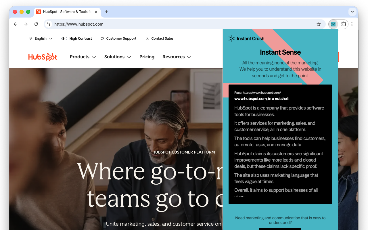 Instant Sense screenshot 2